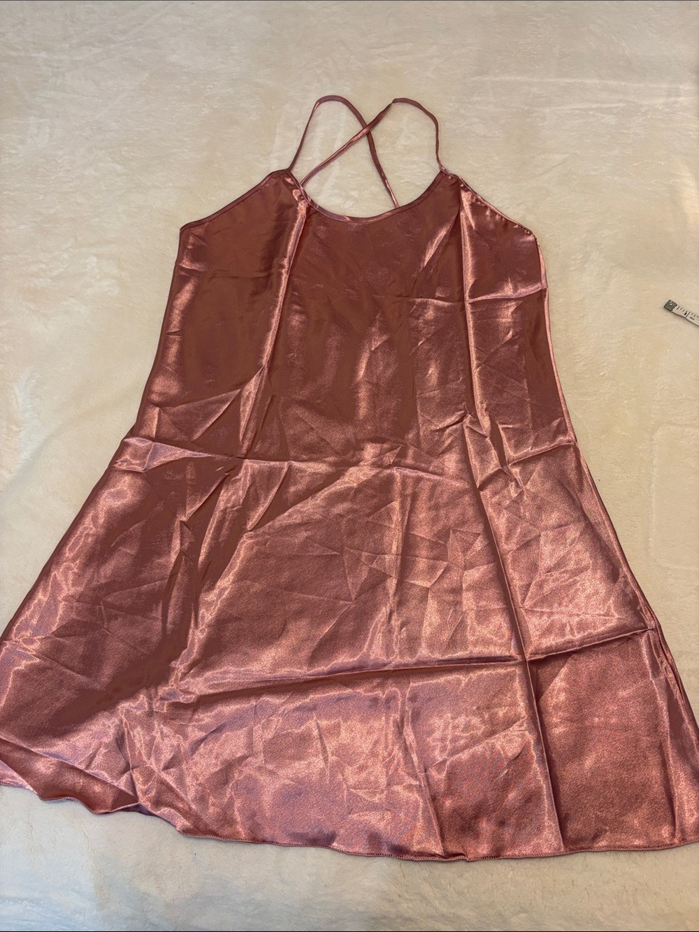 Satin Slip nighty in Rose 💗